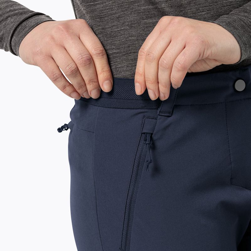 Spodnie softshell damskie Jack Wolfskin Geigelstein Slim night blue 5