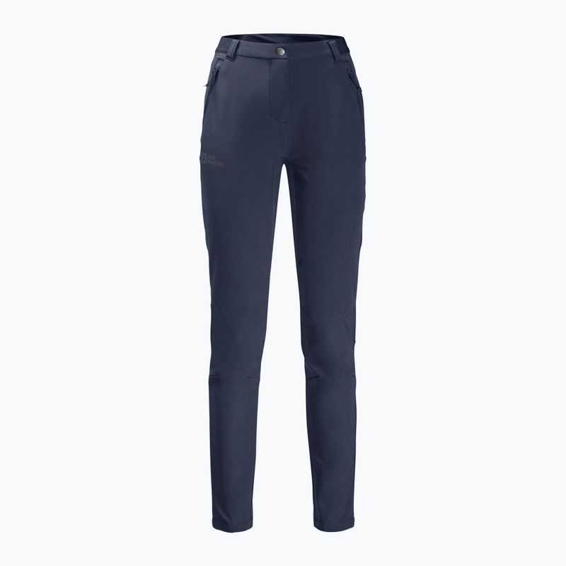 Spodnie softshell damskie Jack Wolfskin Geigelstein Slim night blue 7