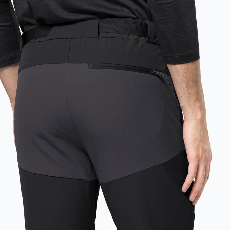 Spodnie softshell męskie Jack Wolfskin Ziegspitz black 4
