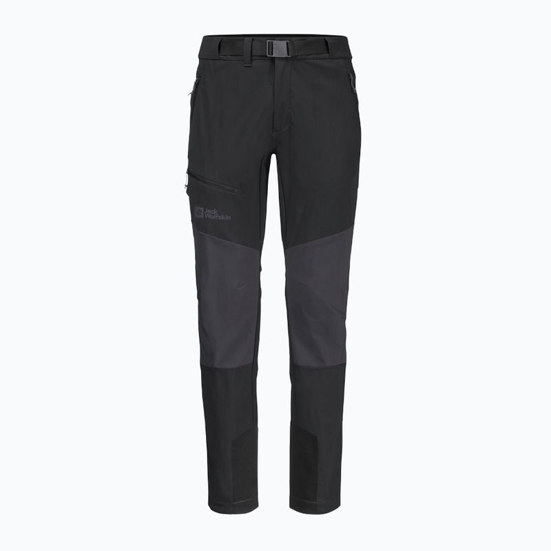 Spodnie softshell męskie Jack Wolfskin Ziegspitz black 6