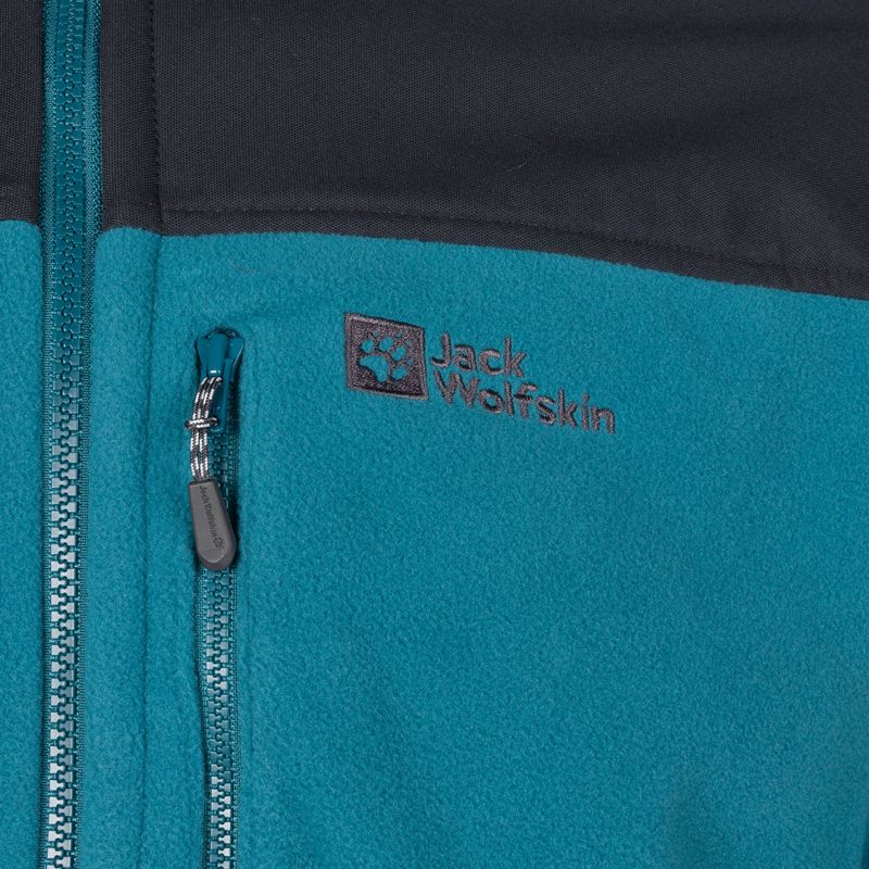 Bluza trekkingowa męska Jack Wolfskin Blizzard FZ blue coral 9