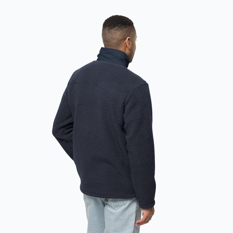 Bluza trekkingowa męska Jack Wolfskin Kingsway night blue 2