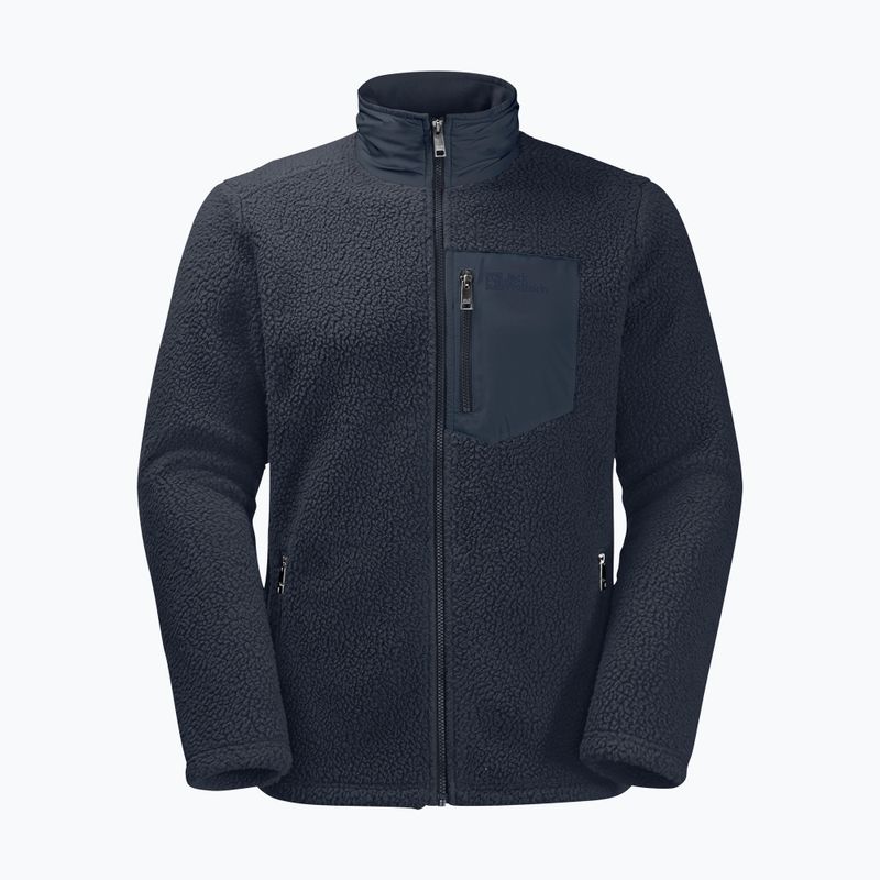 Bluza trekkingowa męska Jack Wolfskin Kingsway night blue 6