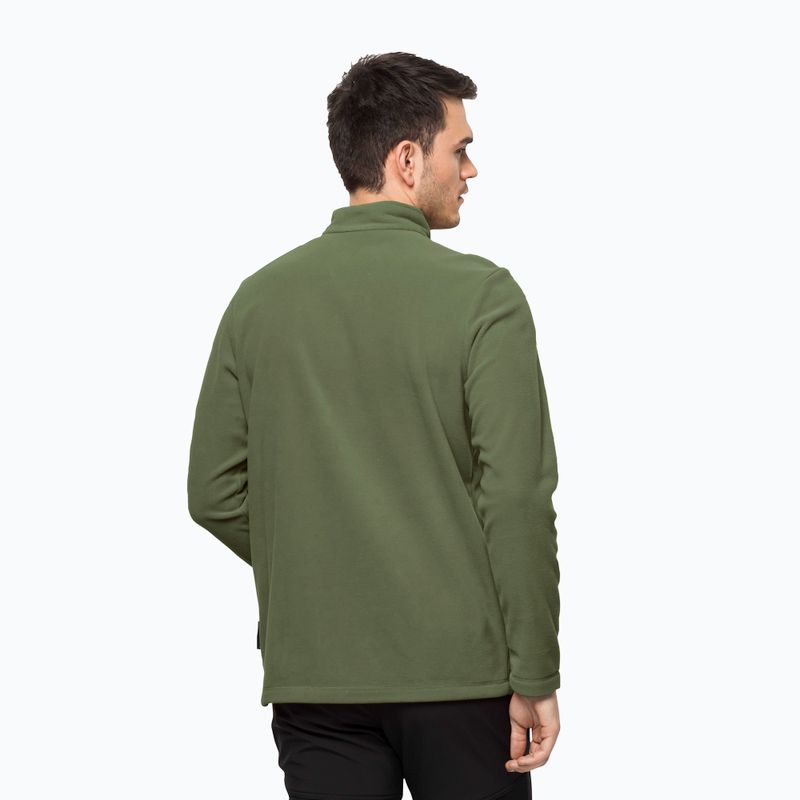 Bluza trekkingowa męska Jack Wolfskin Taunus HZ greenwood 2