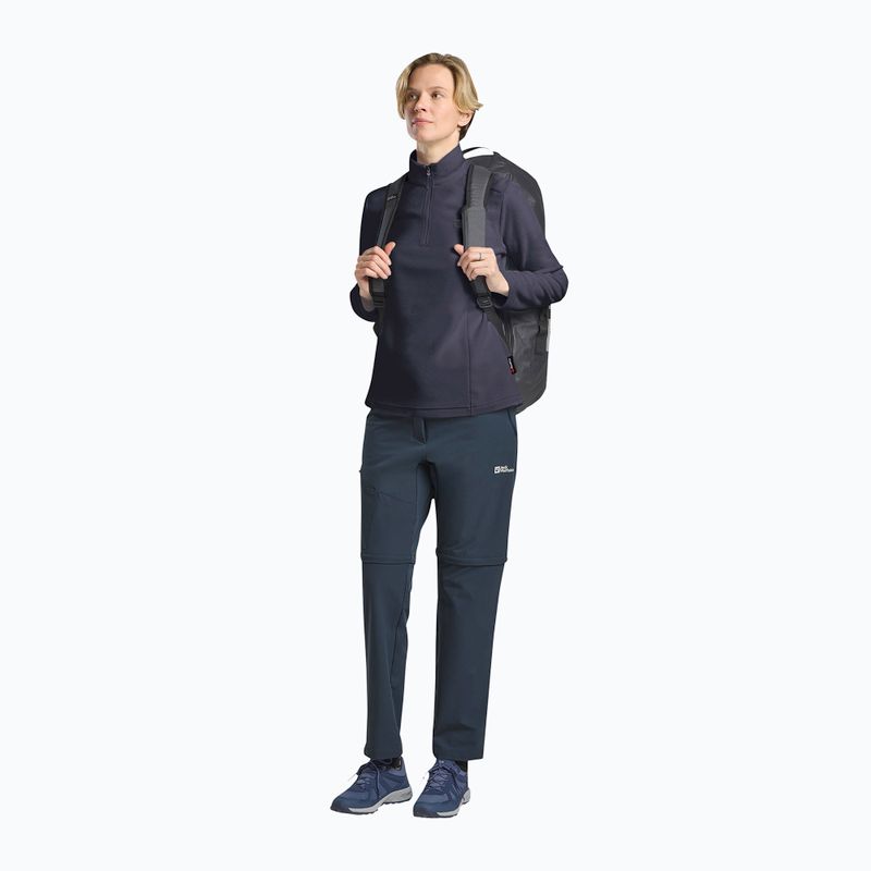Bluza trekkingowa damska Jack Wolfskin Taunus Hz graphite 2