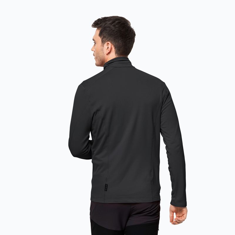Bluza trekkingowa męska Jack Wolfskin Kolbenberg FZ black 2