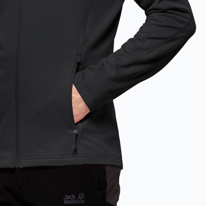 Bluza trekkingowa męska Jack Wolfskin Kolbenberg FZ black 3
