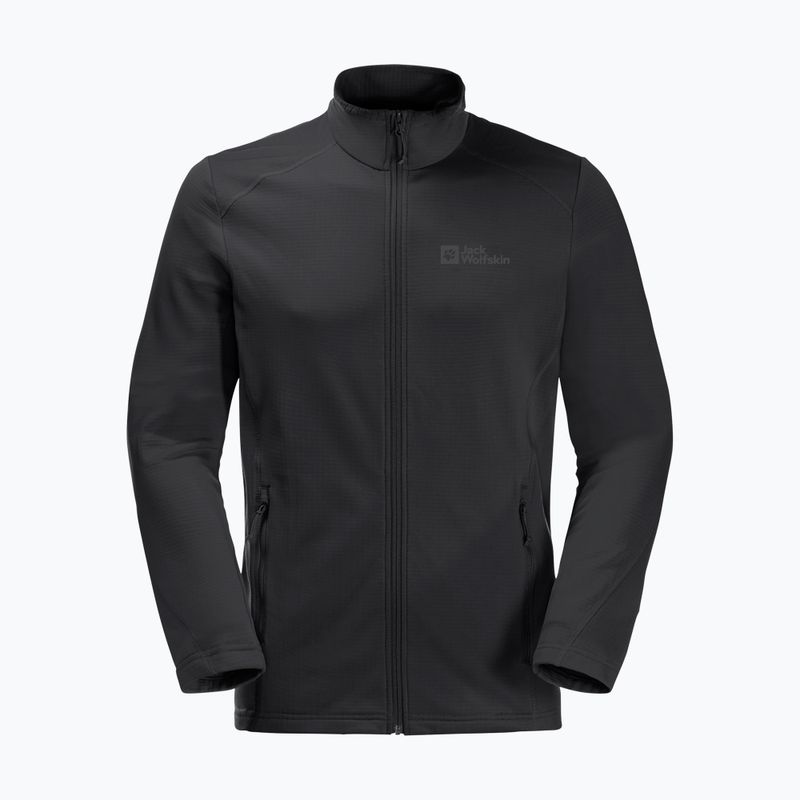 Bluza trekkingowa męska Jack Wolfskin Kolbenberg FZ black 4