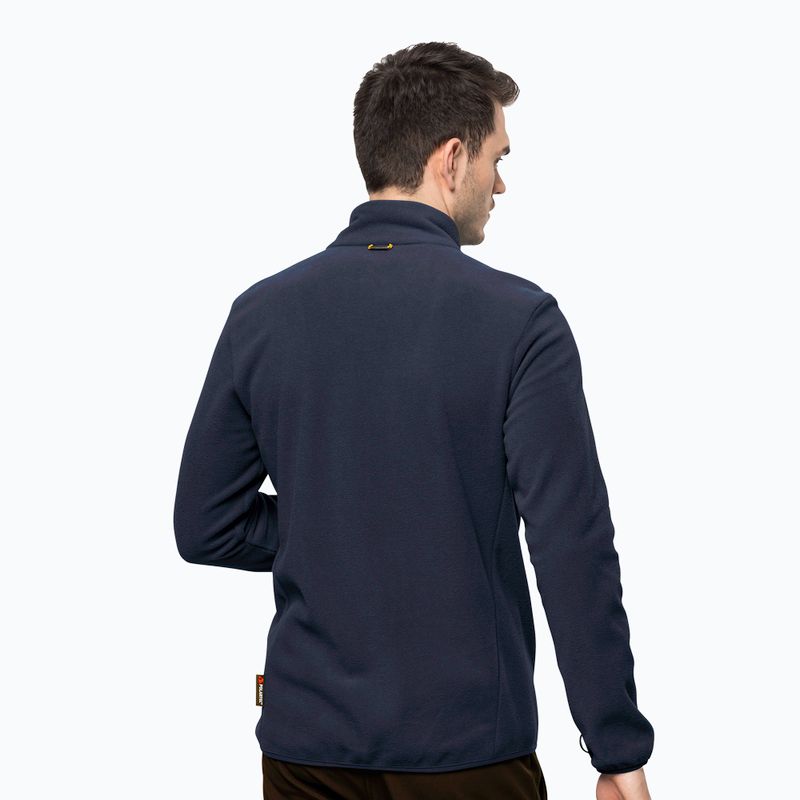 Bluza trekkingowa męska Jack Wolfskin Beilstein FZ night blue 2