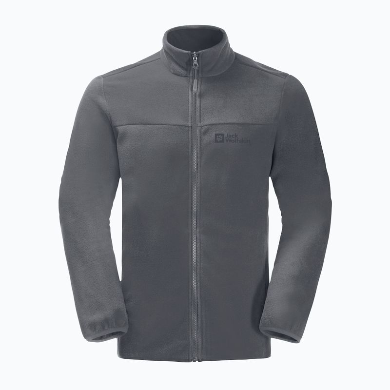 Bluza trekkingowa męska Jack Wolfskin Beilstein FZ ebony 4