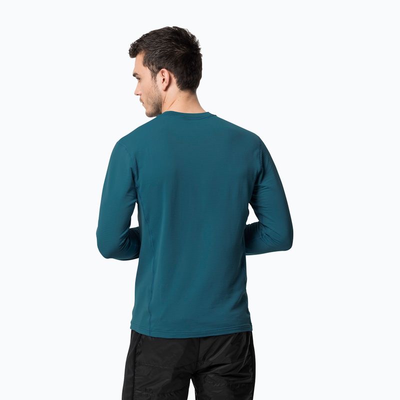 Longsleeve trekkingowy męski Jack Wolfskin Infinite blue coral 3