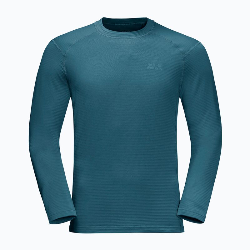 Longsleeve trekkingowy męski Jack Wolfskin Infinite blue coral 5