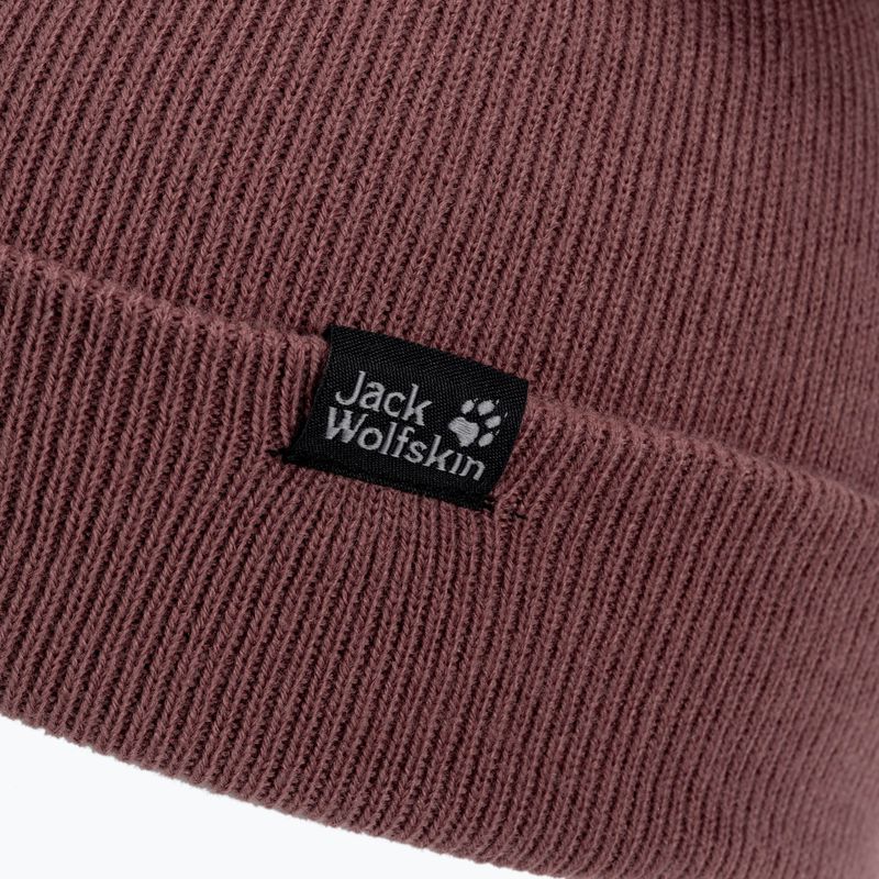 Czapka zimowa Jack Wolfskin Rib afterglow 3