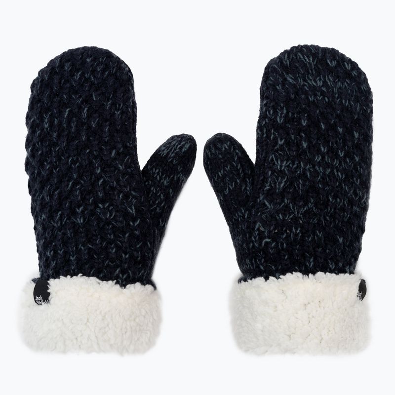 Rękawice zimowe damskie Jack Wolfskin Highloft Knit night blue 2