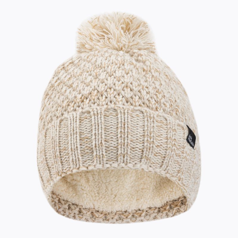 Czapka zimowa damska Jack Wolfskin Highloft Knit winter pearl 2