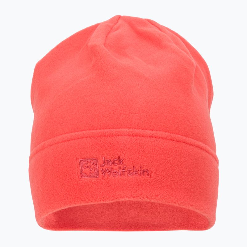 Czapka zimowa Jack Wolfskin Real Stuff hot coral 2