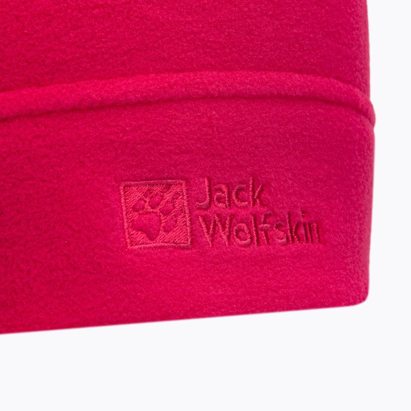 Czapka zimowa Jack Wolfskin Real Stuff pink dahlia 3