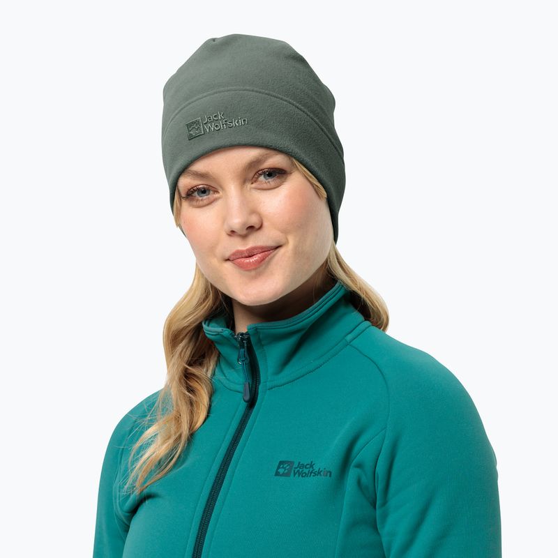 Czapka zimowa Jack Wolfskin Real Stuff hedge green 2