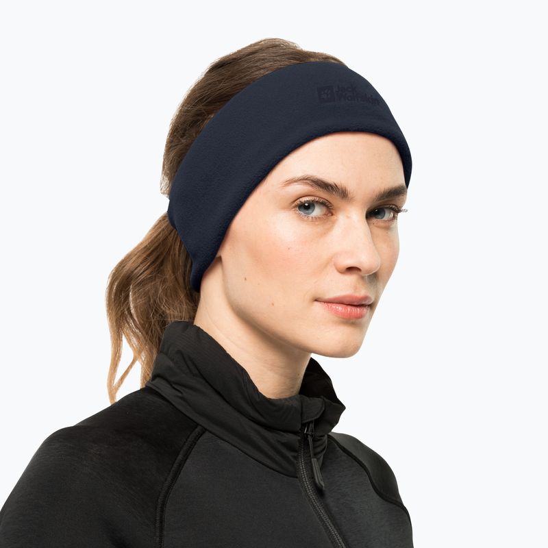 Opaska polarowa na głowę Jack Wolfskin Real Stuff night blue 2