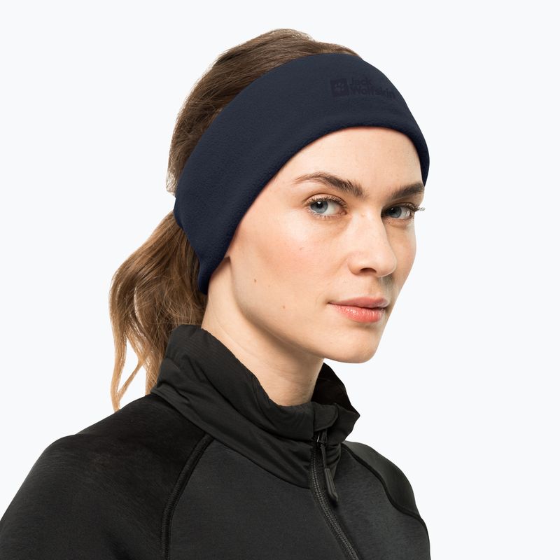 Opaska polarowa na głowę Jack Wolfskin Real Stuff ebony 2