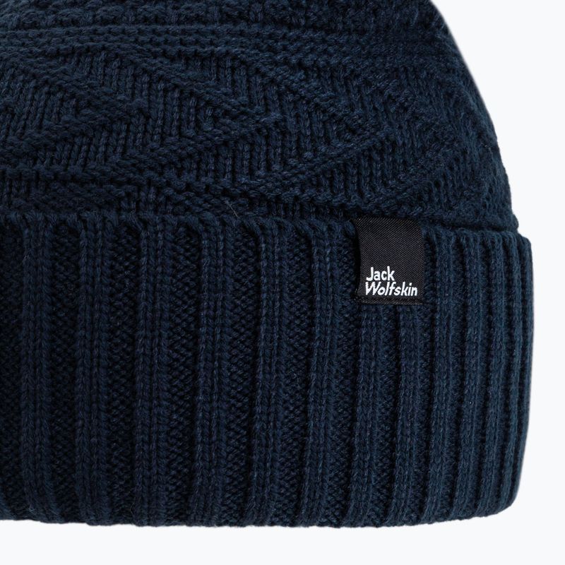Czapka zimowa damska Jack Wolfskin Lorelei night blue 3