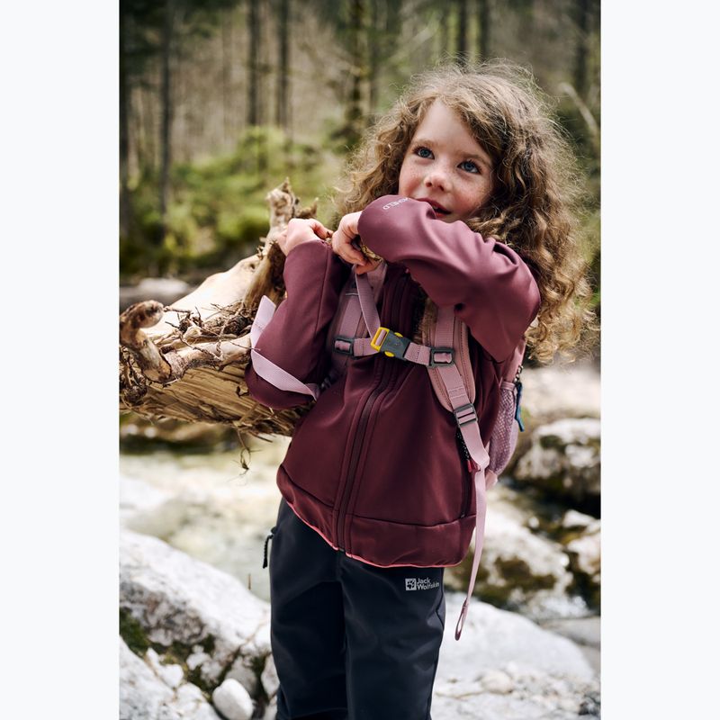 Plecak turystyczny dziecięcy Jack Wolfskin Track Jack 10 l ash mauve 8