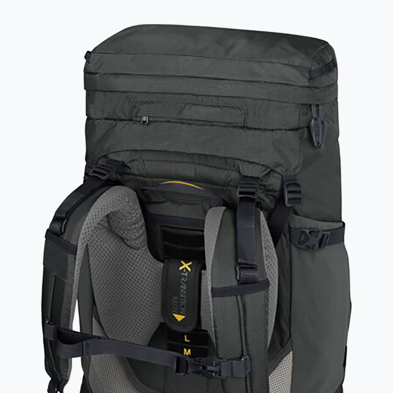 Plecak trekkingowy męski Jack Wolfskin Denali 75+10 l slate green 7