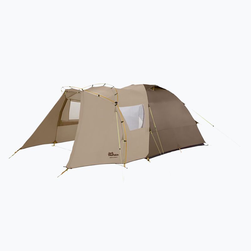 Namiot kempingowy 4-osobowy Jack Wolfskin Grand Illusion IV white pepper