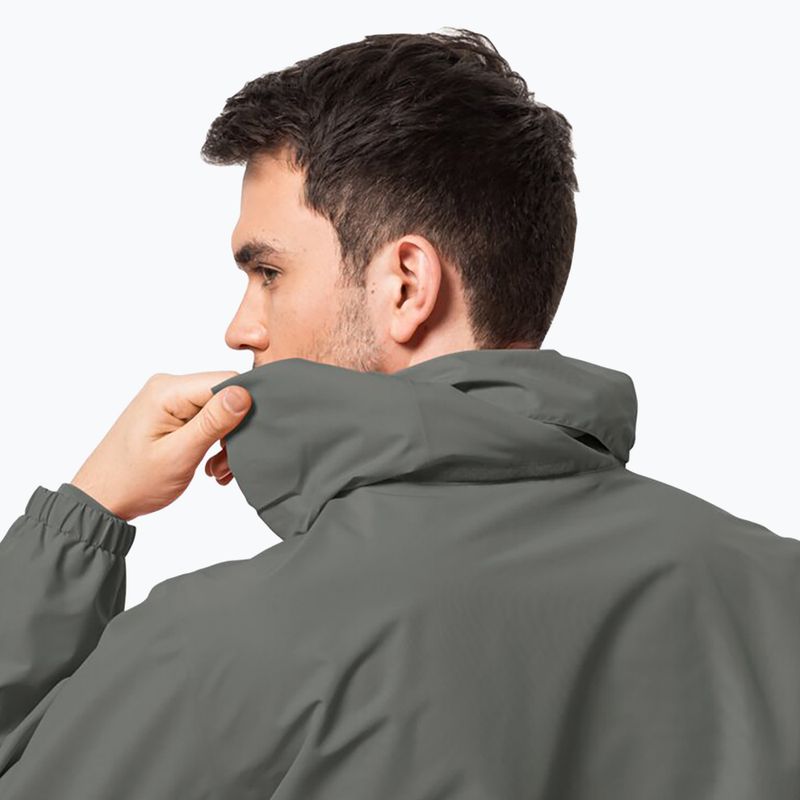 Kurtka przeciwdeszczowa męska Jack Wolfskin Stormy Point 2L gecko green 4