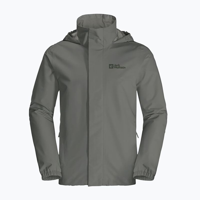 Kurtka przeciwdeszczowa męska Jack Wolfskin Stormy Point 2L gecko green 9