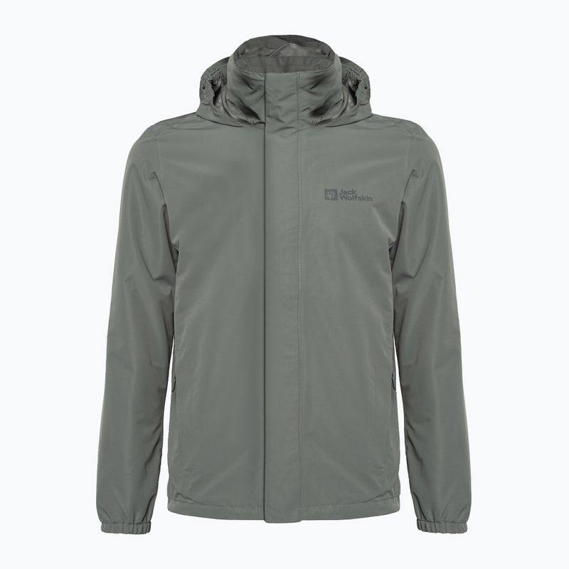 Kurtka przeciwdeszczowa męska Jack Wolfskin Stormy Point 2L gecko green 6