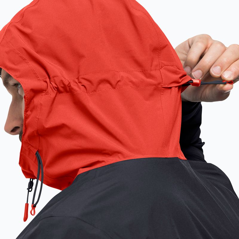 Kurtka przeciwdeszczowa męska Jack Wolfskin Go Hike strong red 6