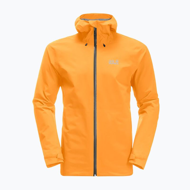 Kurtka przeciwdeszczowa męska Jack Wolfskin Highest Peak orange pop 7