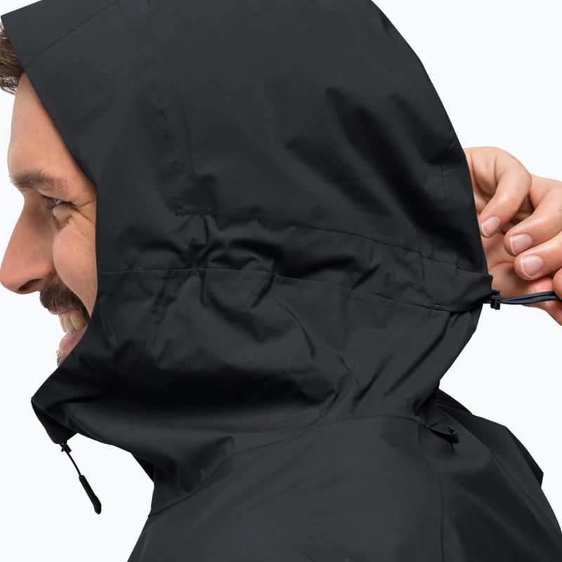 Kurtka przeciwdeszczowa męska Jack Wolfskin Elsberg 2.5L black 3