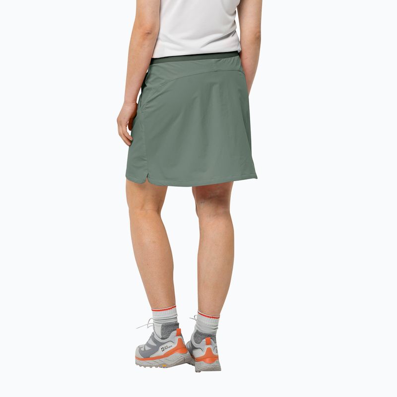 Spódnica trekkingowa Jack Wolfskin Hilltop Trail picnic green 2