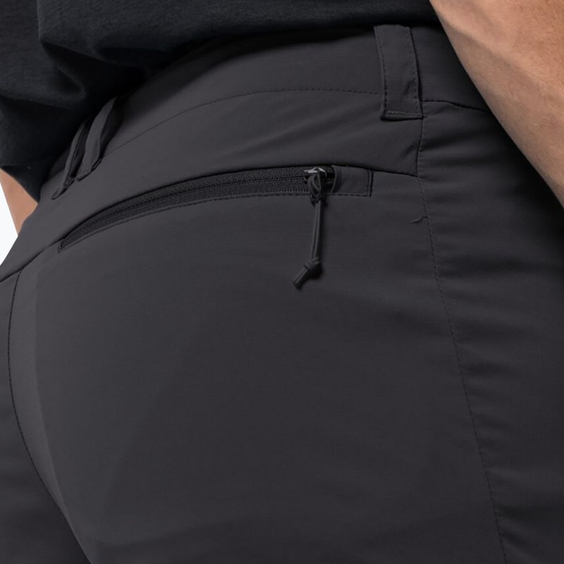 Spodnie softshell męskie Jack Wolfskin Glastal black 4