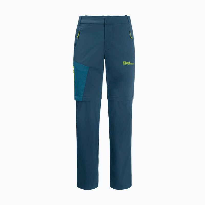 Spodnie softshell męskie Jack Wolfskin Glastal Zip Away dark sea 6