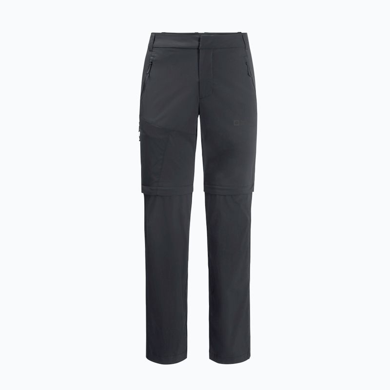 Spodnie softshell męskie Jack Wolfskin Glastal Zip Away phantom 6