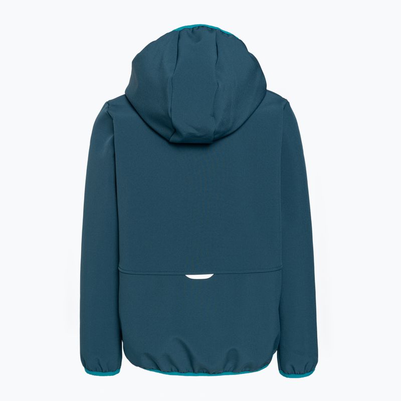 Kurtka softshell dziecięca Jack Wolfskin Fourwinds Jacket Kids dark sea 2