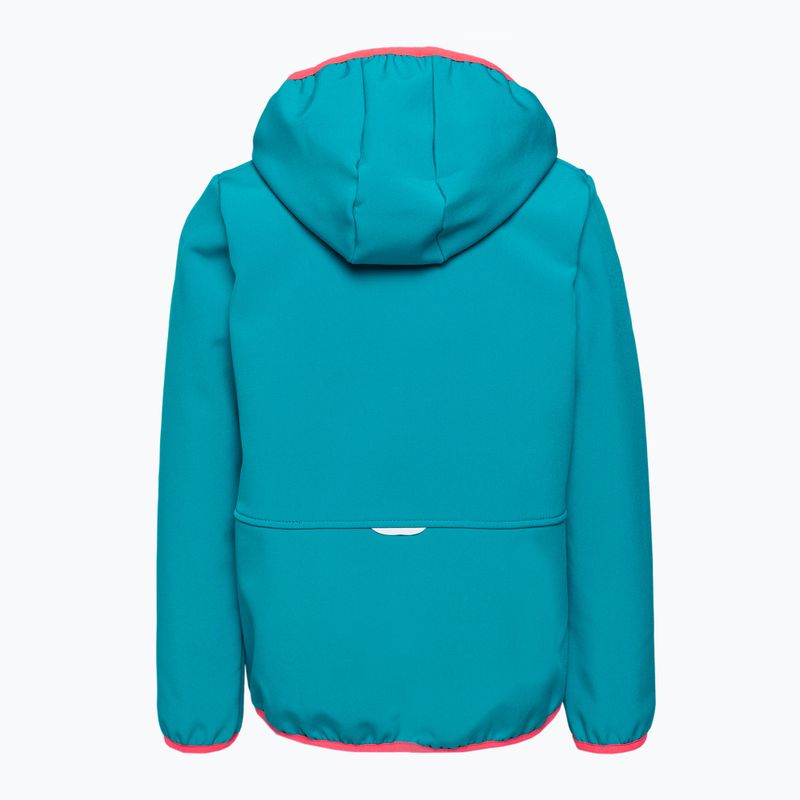 Kurtka softshell dziecięca Jack Wolfskin Fourwinds Jacket Kids everest blue 2
