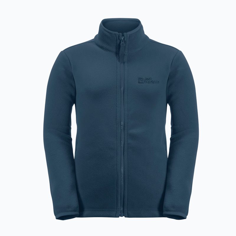 Bluza polarowa dziecięca Jack Wolfskin Taunus dark sea