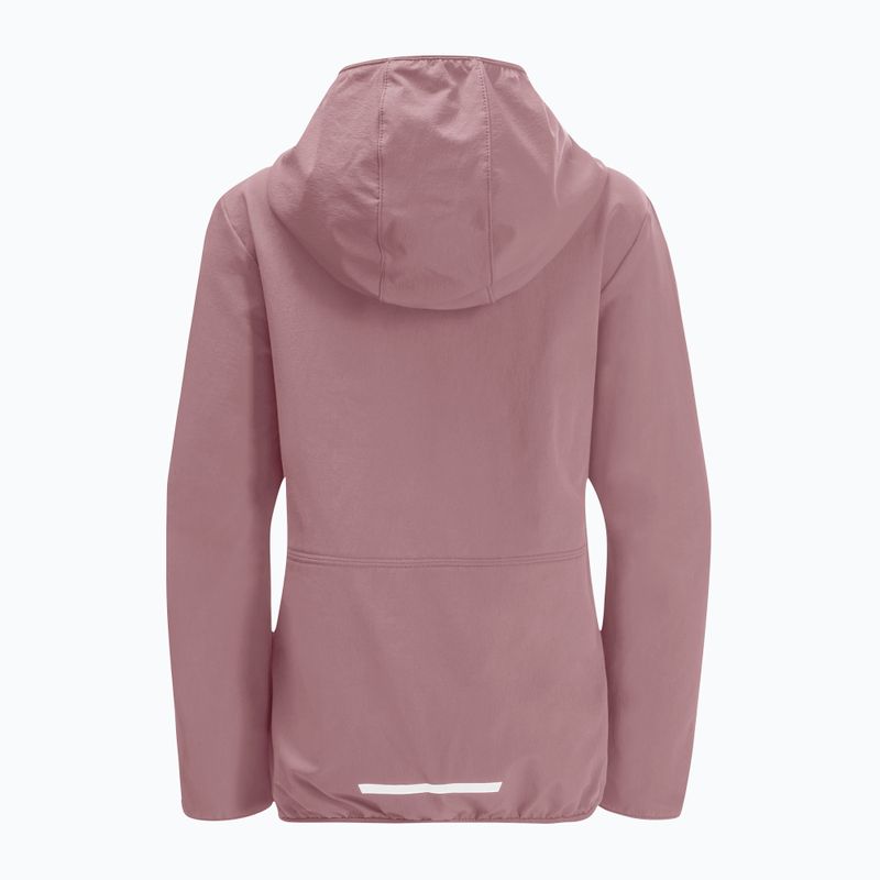 Kurtka softshell dziecięca Jack Wolfskin Solyd ash mauve 2