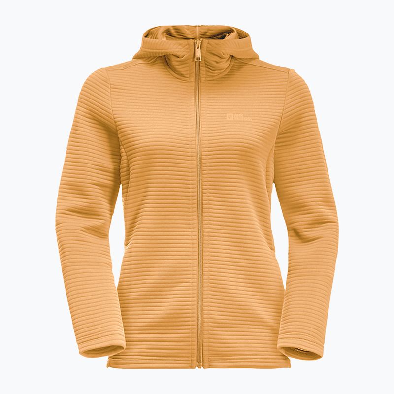 Bluza trekkingowa damska Jack Wolfskin Modesto Hooded honey yellow 4