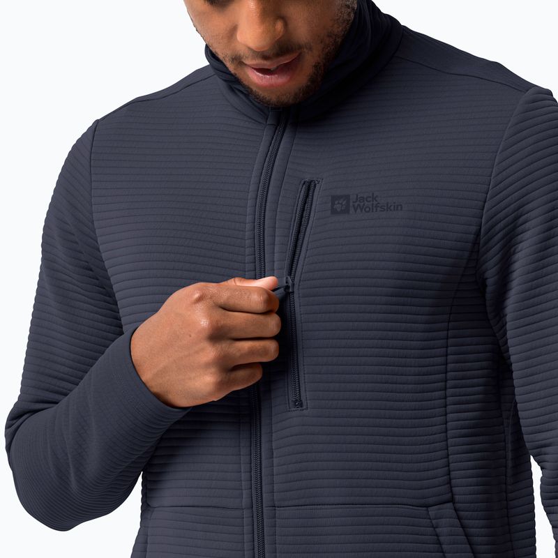 Bluza trekkingowa męska Jack Wolfskin Modesto night blue 3