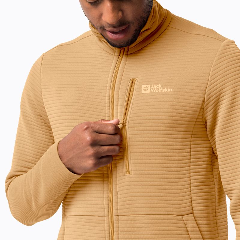 Bluza trekkingowa męska Jack Wolfskin Modesto honey yellow 3