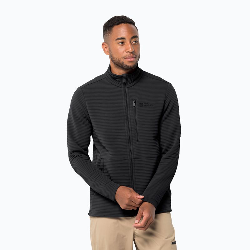 Bluza trekkingowa męska Jack Wolfskin Modesto black