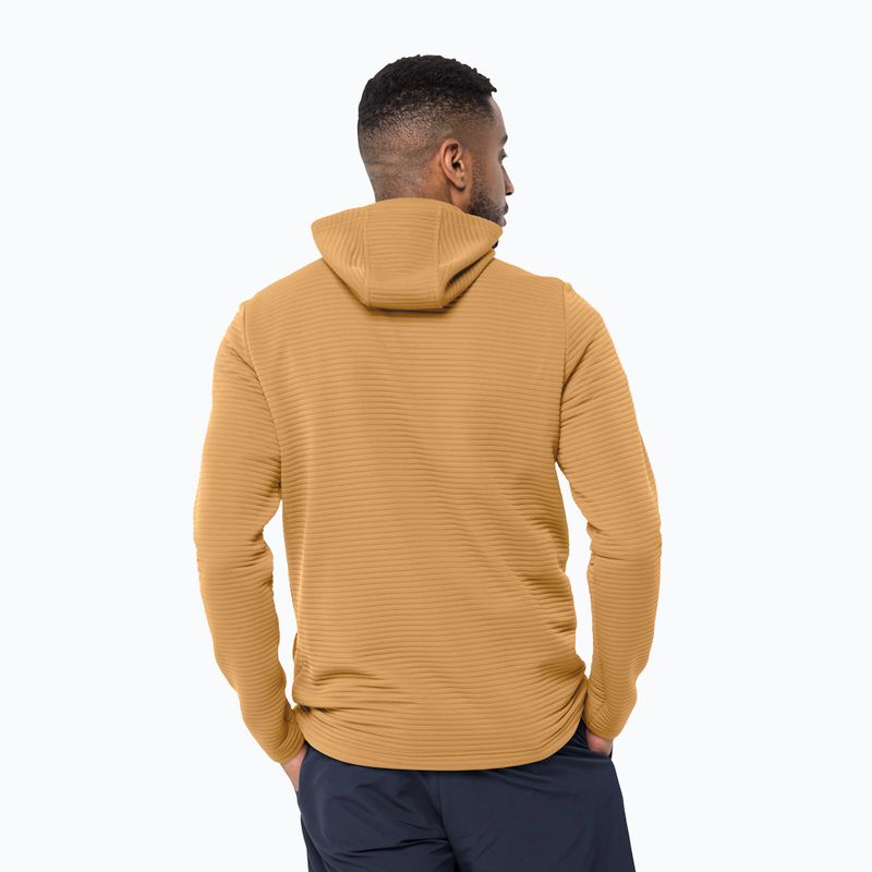 Bluza trekkingowa męska Jack Wolfskin Modesto Hooded honey yellow 2