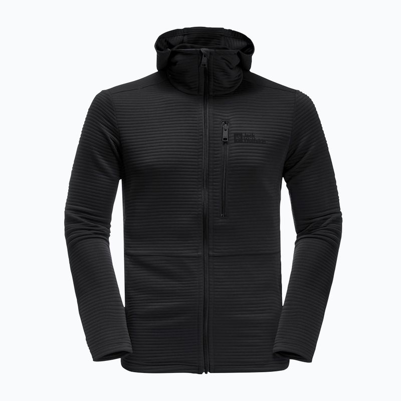 Bluza trekkingowa męska Jack Wolfskin Modesto Hooded black 5