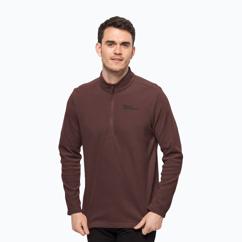 Bluza trekkingowa męska Jack Wolfskin Taunus HZ atacama red