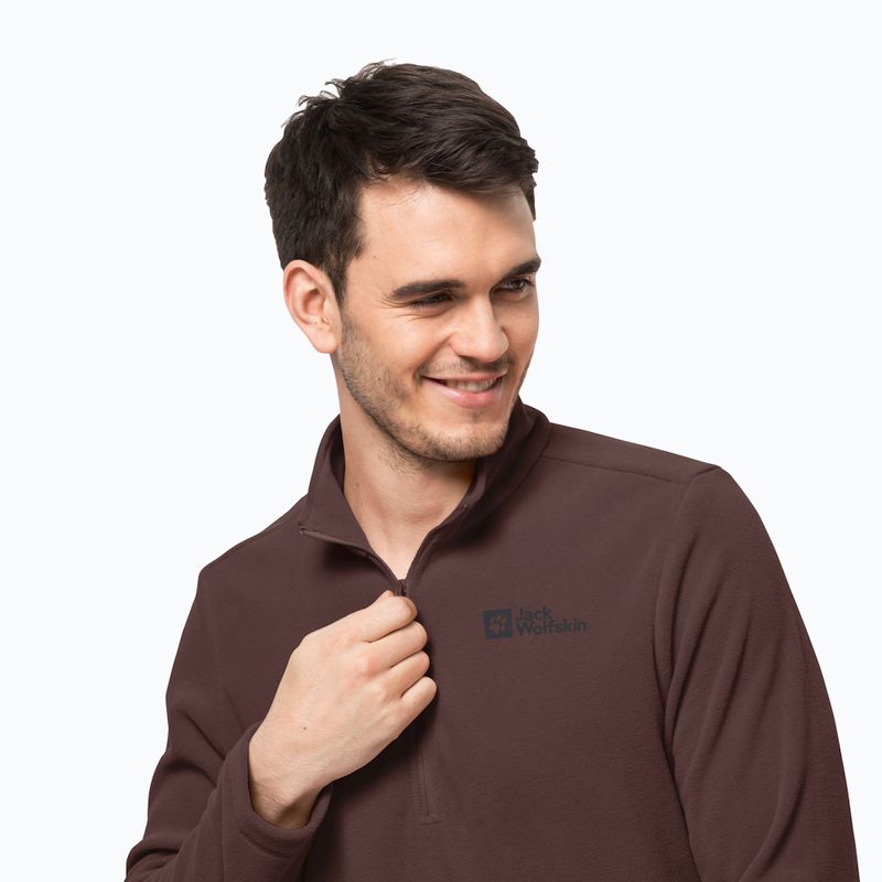Bluza trekkingowa męska Jack Wolfskin Taunus HZ atacama red 3